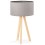 Scandinavian style GREY / NATURAL table lamp with lampshade TRIVET