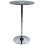 Bar table with glass tabletop STAND (BLACK)