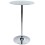 Bar table with glass tabletop STAND (WHITE)