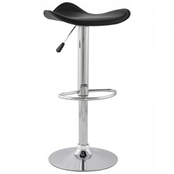 Design and adjustable BLACK bar stool TRIO