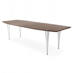 Table extensible NOIX au design contemporain EXTENSIO