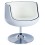 Swivel and comfortable WHITE tulip armchair HARLOW