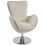 Swivel and comfortable PRINCE CREAM armchair