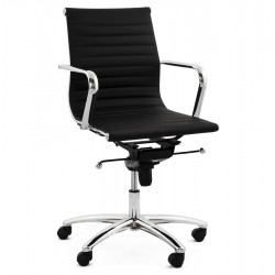Swivel and adjustable BLACK office chair MICHELIN