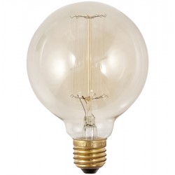 Ampoule ronde à suspendre, style vintage, petit format BULBO