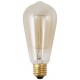 Vintage filament bulb with screw socket, conical