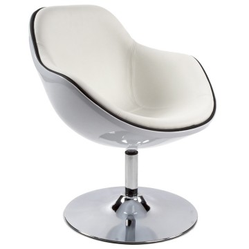 Contemporary lounge WHITE armchair DAYTONA