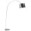 Arched CHROMED floor lamp with industrial look PILLAR