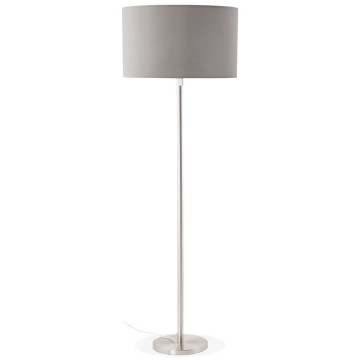 Designer GREY floor lamp with floor switch WINONA