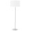 Designer WHITE floor lamp with floor switch WINONA
