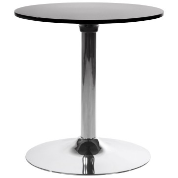 Round BLACK coffee table tulip style MARS