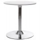 Table basse ronde BLANCHE style tulipe MARS