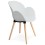 Chaise blanche tendance au design scandinave SITWEL