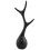 BLACK Jewelry tree or fancy object holder HORN