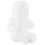 WHITE Baby statuette SWEETY