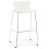 Strong WHITE barstool with an unusual look RENY