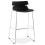 Strong BLACK barstool with an unusual look RENY