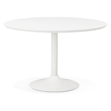Multifunction WHITE round table BURO