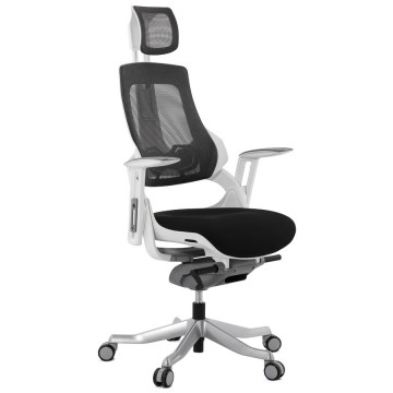 Ergonomic black office chair SALYUT