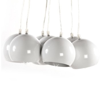 White Hanging lamp EKLEKTIK
