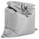 Comfortable and design big format light grey beanbag, with strong cover