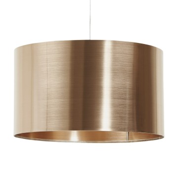Beautiful cylindrical coppery lampshade TABORA