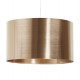 Lampshade in copper-colored metal cylindrical