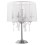Lampe de chevet blanche vintage style chandelier COSTES
