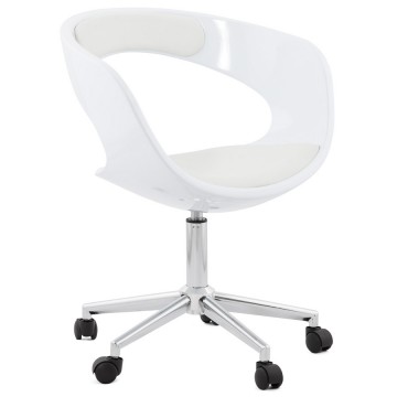 Chaise de bureau Blanche confortable et design FELIX