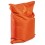 Orange beanbag with chic trendy design FAT