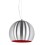 Design bowl ALU and RED hang lamp JELLY