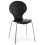 Chaise NOIRE empilable design PERRY