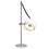 Adjustable and orientable WHITE designer lamp MOON