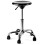 Adjustable Black low stool ARCHI