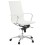 Designed white office armchair with imitation leather RELIK