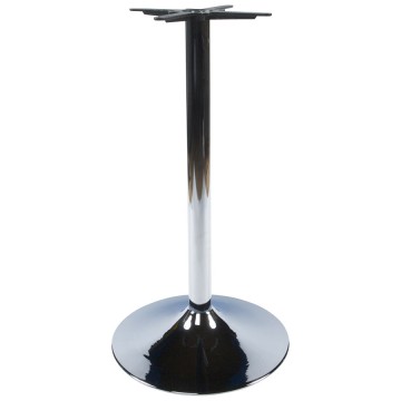 Chromed metal table leg LIKA