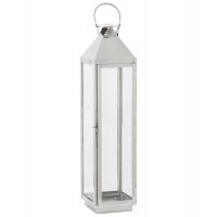 Lampe design taille XL style rétro et chic avec accroche en aluminium poli