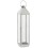 Retro-chic lantern in polished aluminium BALI (XL)