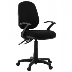 Adjustable black office chair BETSY
