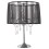 Vintage black bedside lamp with candlestick style COSTES