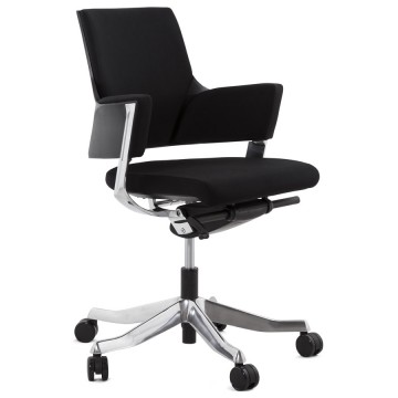 Chaise de bureau NOIRE solide et ergonomique RAY