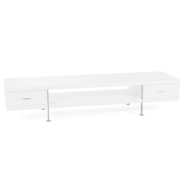 Large white TV stand CANNES