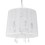 Candelstick style WHITE hanging lamp CONRAD
