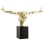 Beautiful GOLD statue representing an athlete DIVE