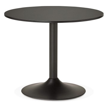 Design BLACK round table KONRAD