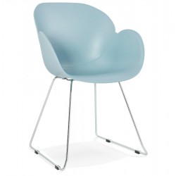 Design and contemporary blue chair TESTA