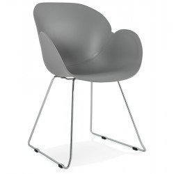 Design and contemporary grey chair TESTA