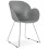 Chaise grise design et contemporaine TESTA