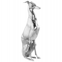 Statue design en aluminium poli LUXOR