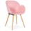 Chaise rose tendance au design scandinave SITWEL
